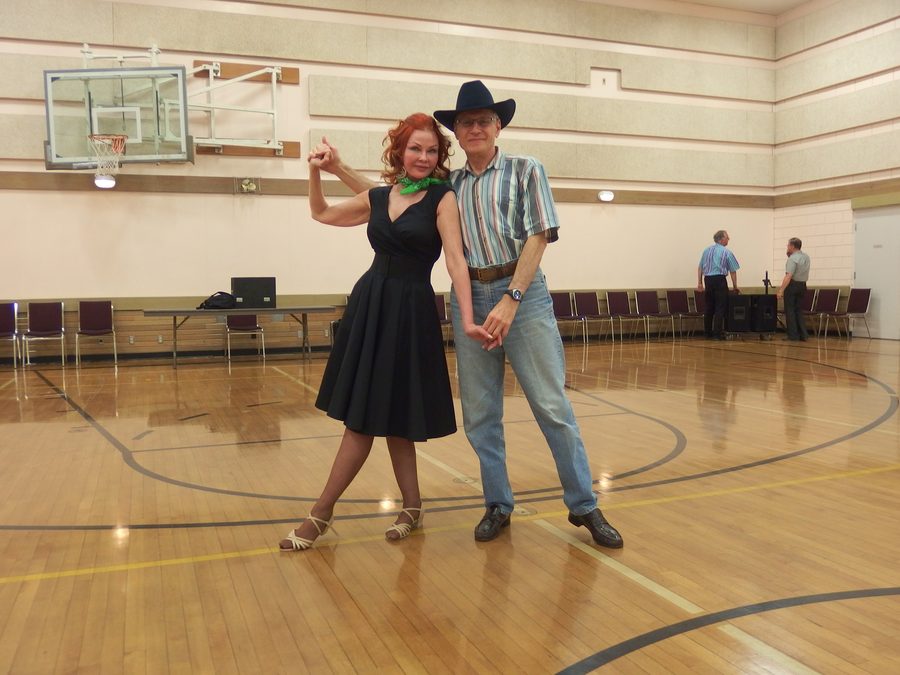 Tibor and Megan dancing country and western